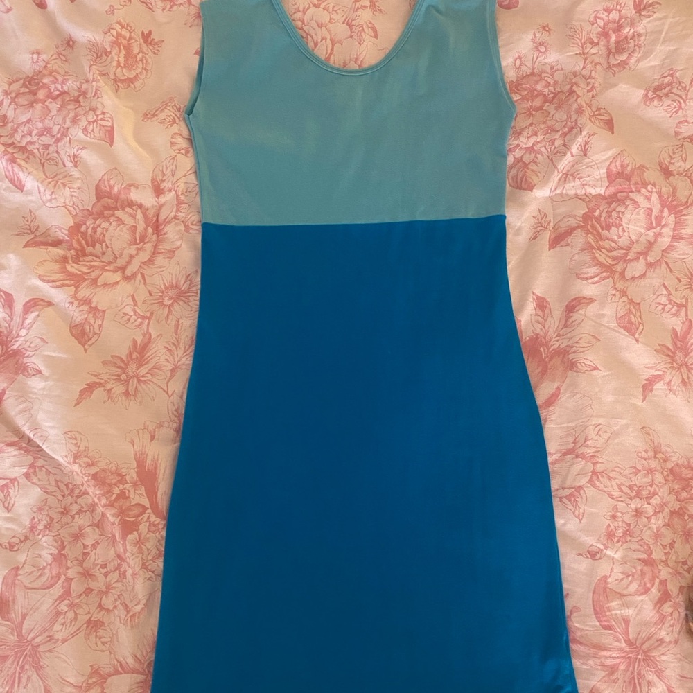 American Apparel Blue Mini Dress